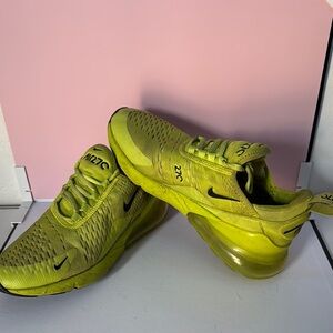 Nike Kids Air Max 270 Yellow Sneakers